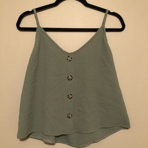 Green Tank with Buttons